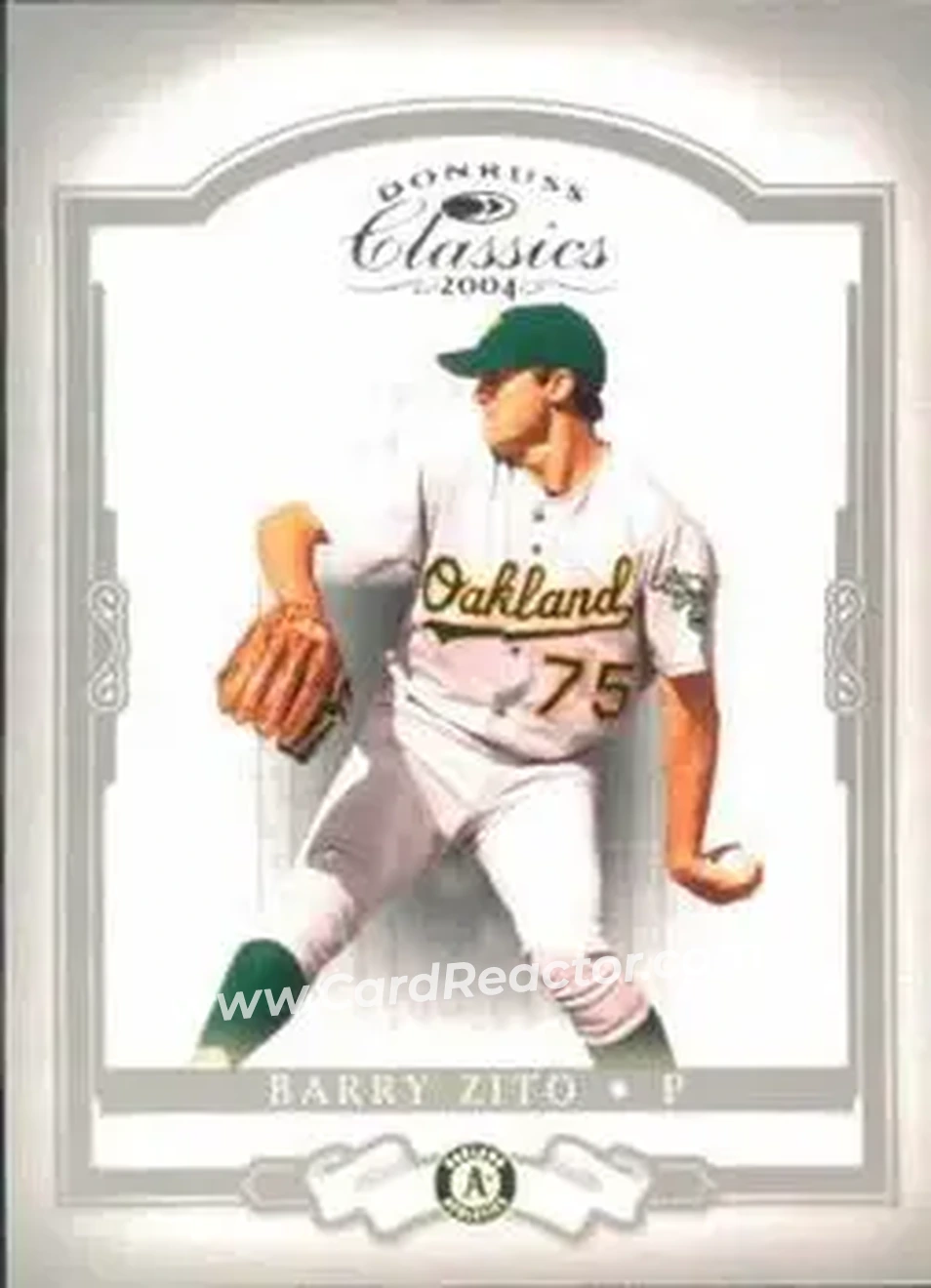 2004 Donruss Classics #29 - Barry Zito - Oakland Athletics - Front