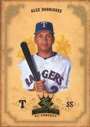 2004 Donruss Diamond Kings #1 - Alex Rodriguez - Texas Rangers