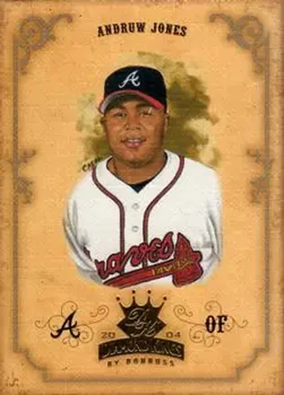 2004 Donruss Diamond Kings #2 - Andruw Jones - Atlanta Braves