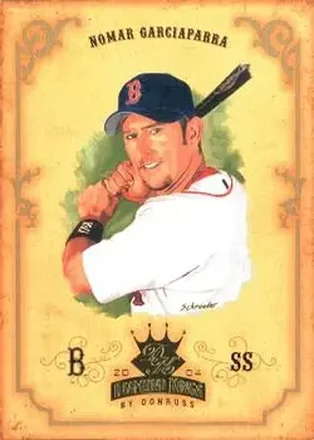 2004 Donruss Diamond Kings #3 - Nomar Garciaparra - Boston Red Sox