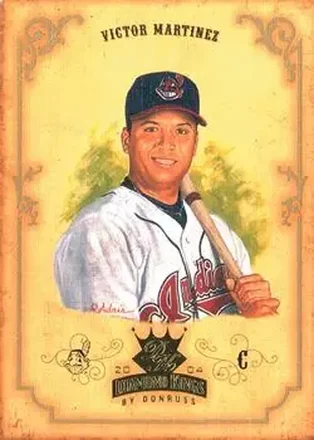 2004 Donruss Diamond Kings #6 - Victor Martinez - Cleveland Indians