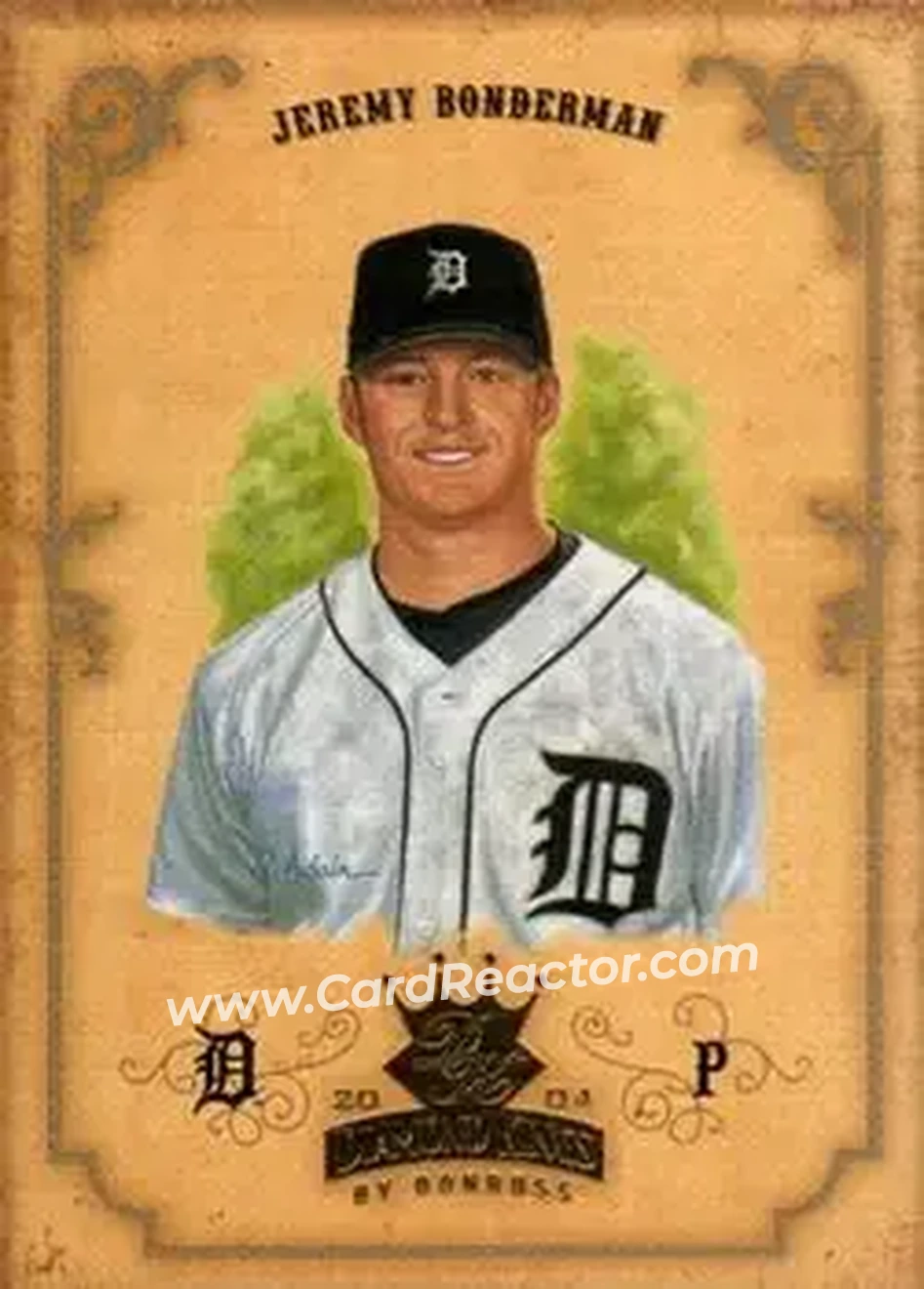 2004 Donruss Diamond Kings #7 - Jeremy Bonderman - Detroit Tigers - Front