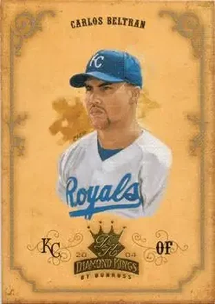 2004 Donruss Diamond Kings #10 - Carlos Beltran - Kansas City Royals