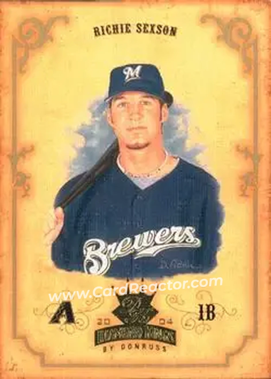 2004 Donruss Diamond Kings #12 - Richie Sexson - Arizona Diamondbacks - Front 2004 Donruss Diamond Kings #12 - Richie Sexson - Arizona Diamondbacks - Front