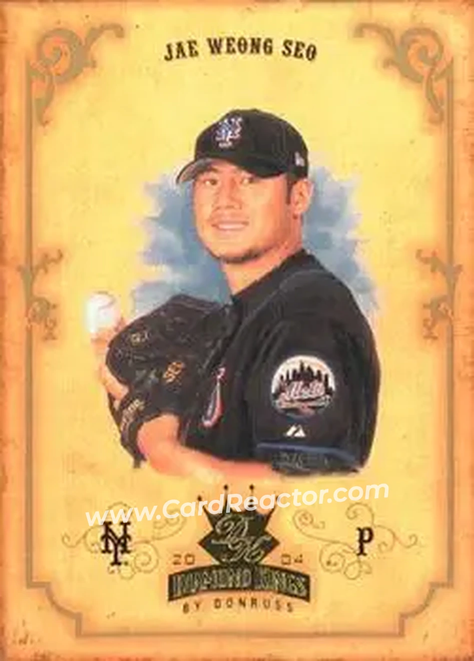 2004 Donruss Diamond Kings #14 - Jae Seo - New York Mets - Front