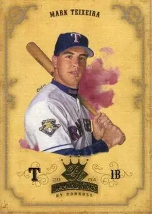 2004 Donruss Diamond Kings #22 - Mark Teixeira - Texas Rangers