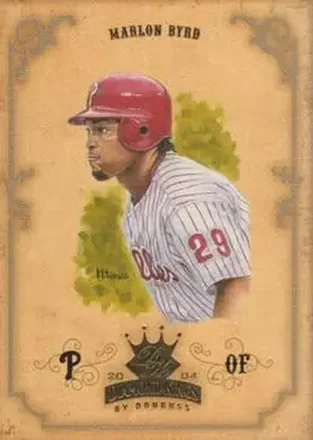 2004 Donruss Diamond Kings #26 - Marlon Byrd - Philadelphia Phillies