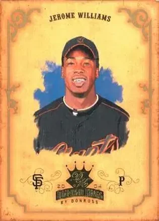 2004 Donruss Diamond Kings #30 - Jerome Williams - San Francisco Giants
