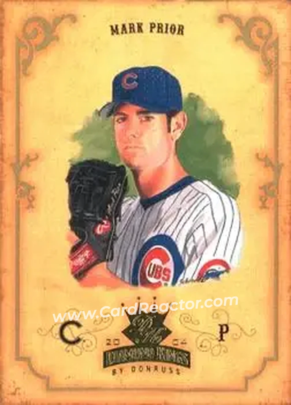 2004 Donruss Diamond Kings #36 - Mark Prior - Chicago Cubs - Front