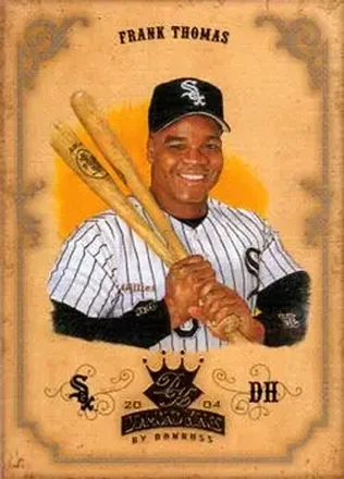 2004 Donruss Diamond Kings #38 - Frank Thomas - Chicago White Sox