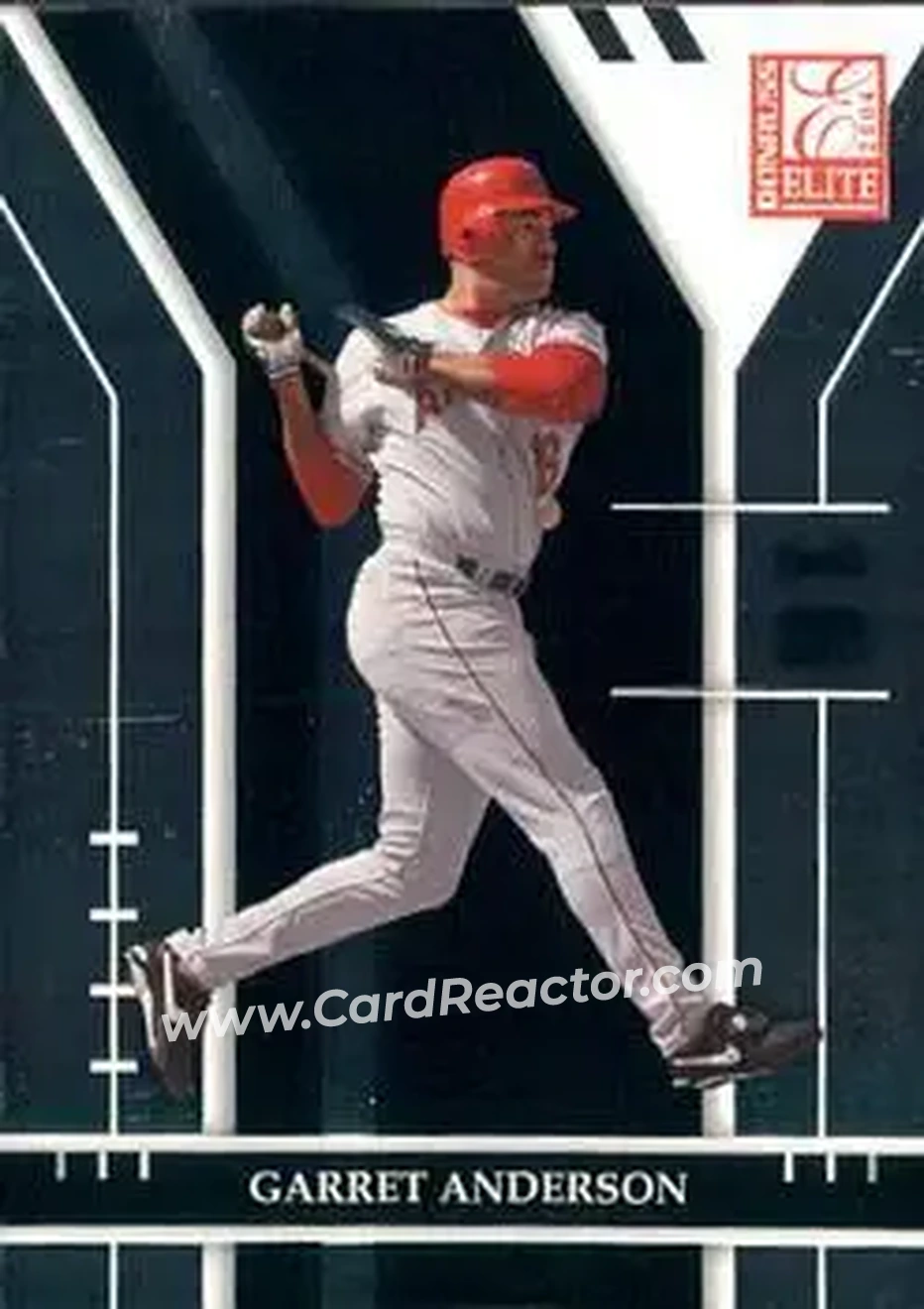 2004 Donruss Elite #3 - Garret Anderson - Anaheim Angels - Front 2004 Donruss Elite #3 - Garret Anderson - Anaheim Angels - Front