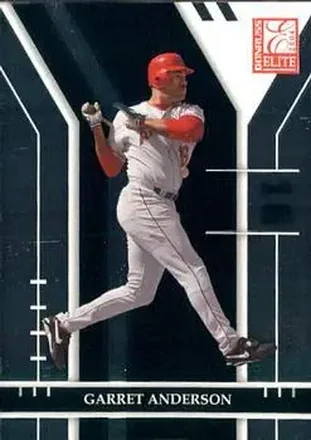 2004 Donruss Elite #3 - Garret Anderson - Anaheim Angels