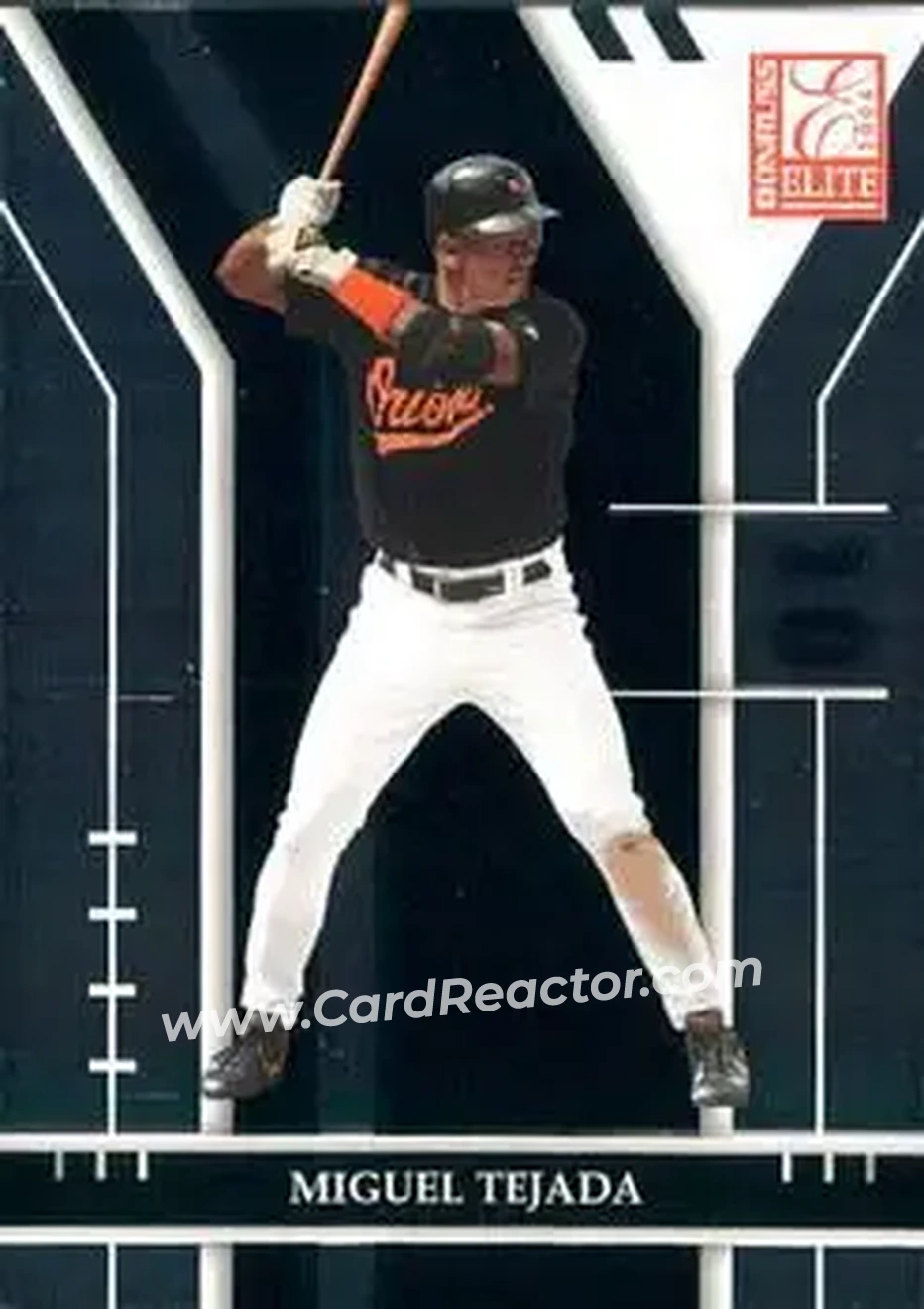 2004 Donruss Elite #7 - Miguel Tejada - Baltimore Orioles - Front