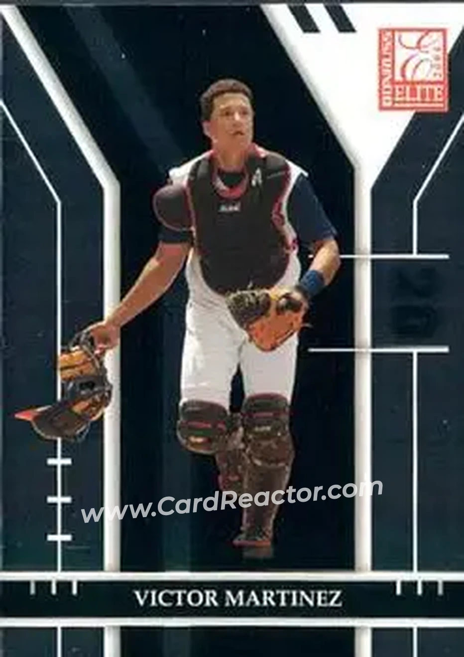 2004 Donruss Elite #23 - Victor Martinez - Cleveland Indians - Front