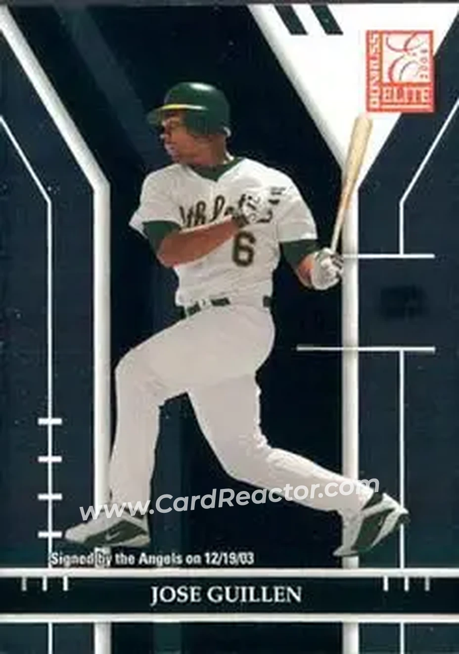 2004 Donruss Elite #6 - Jose Guillen - Anaheim Angels - Front