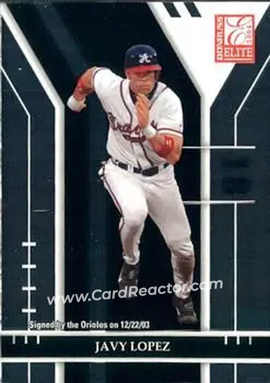 2004 Donruss Elite #11 - Javier Lopez - Baltimore Orioles - Front