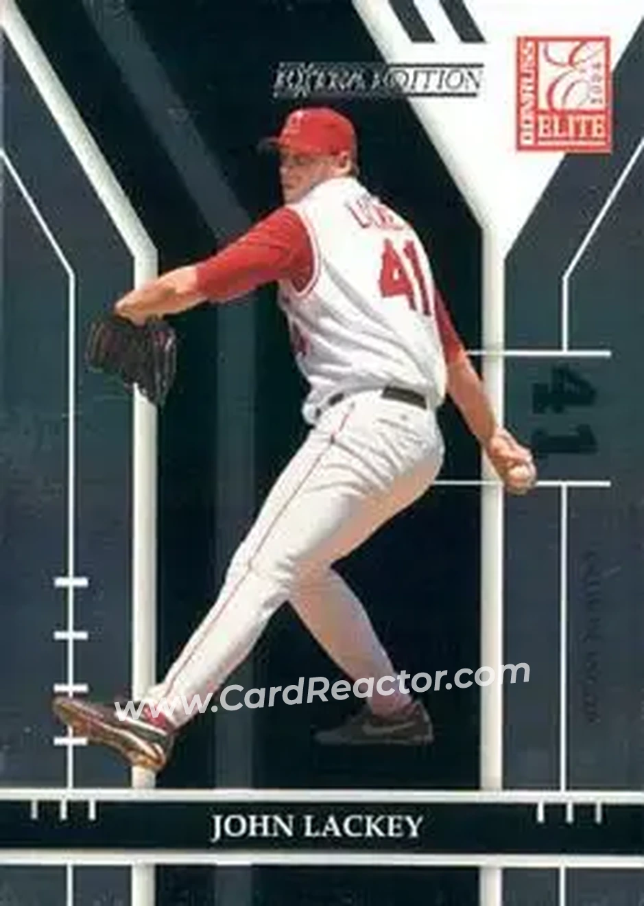 2004 Donruss Elite Extra Edition #2 - John Lackey - Anaheim Angels - Front
