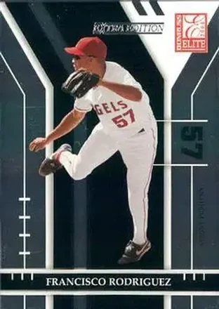 2004 Donruss Elite Extra Edition #4 - Francisco Rodriguez - Anaheim Angels