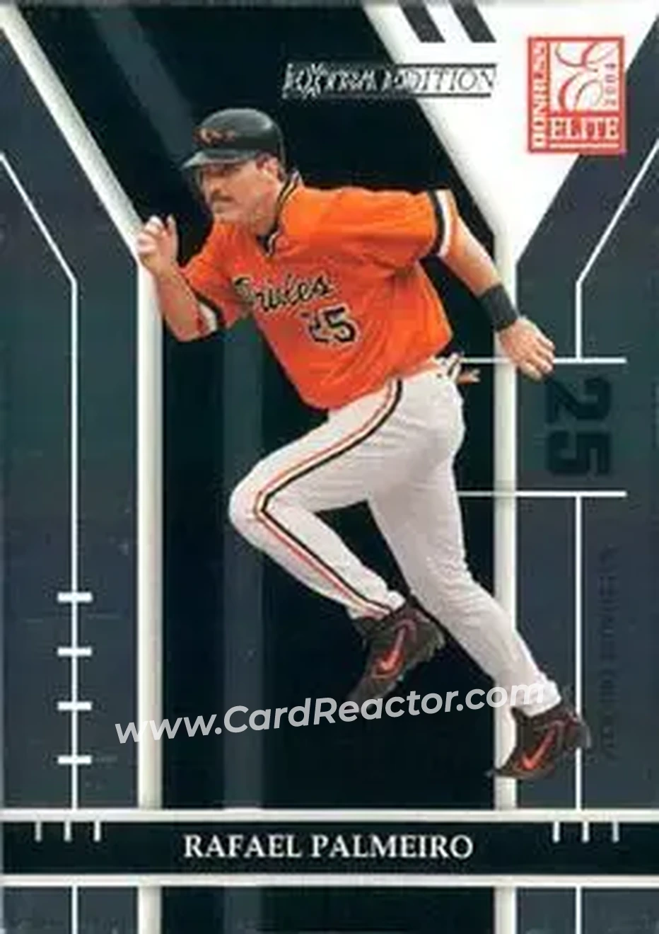 2004 Donruss Elite Extra Edition #8 - Rafael Palmeiro - Baltimore Orioles - Front