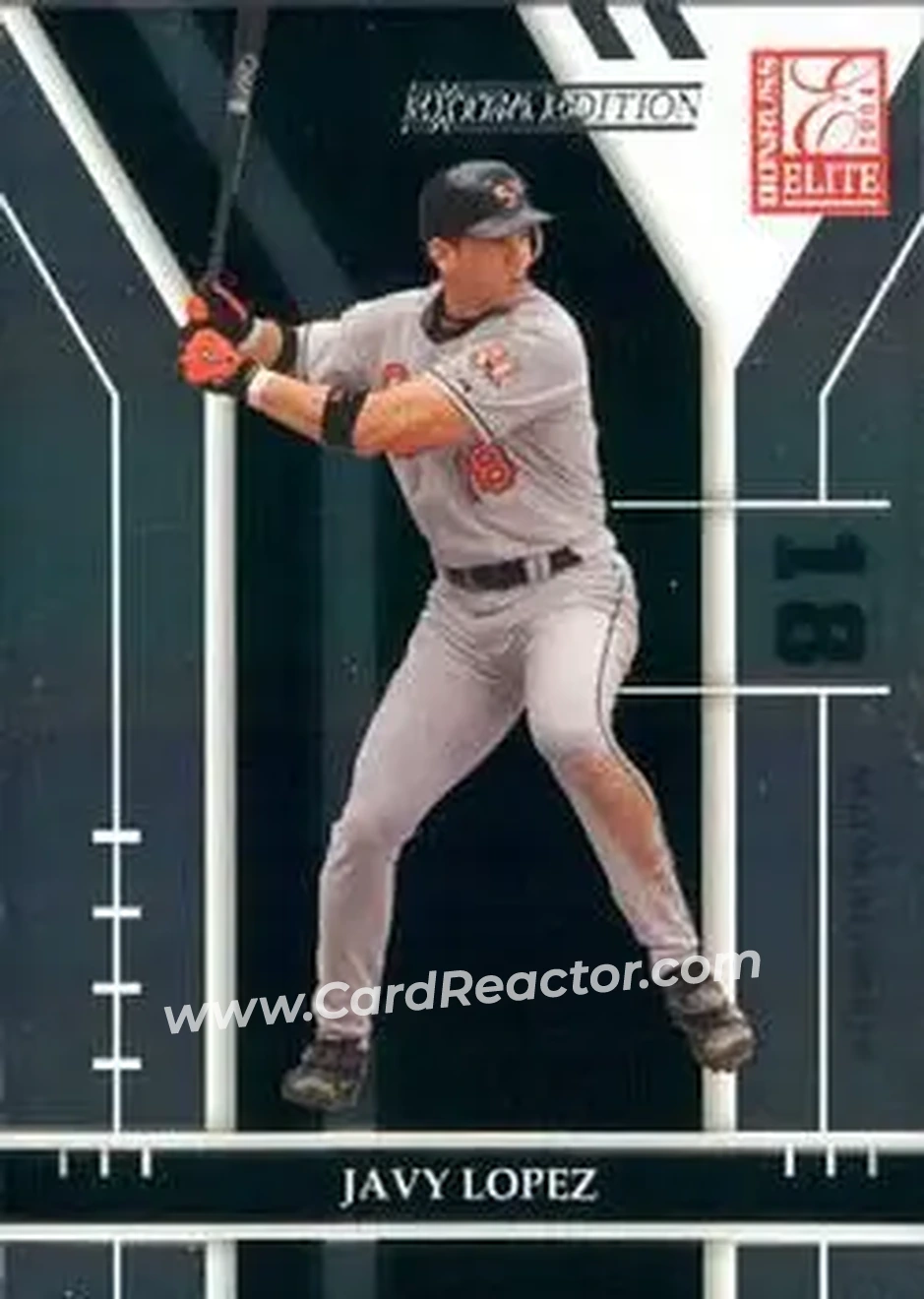 2004 Donruss Elite Extra Edition #11 - Javier Lopez - Baltimore Orioles - Front