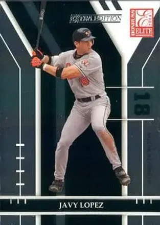 2004 Donruss Elite Extra Edition #11 - Javier Lopez - Baltimore Orioles