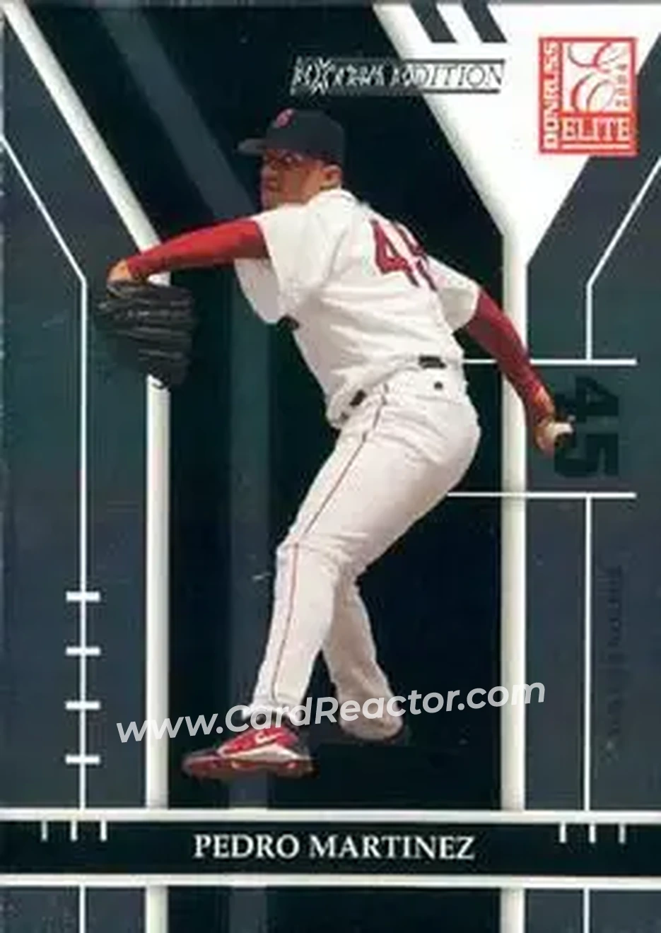 2004 Donruss Elite Extra Edition #12 - Pedro Martinez - Boston Red Sox - Front