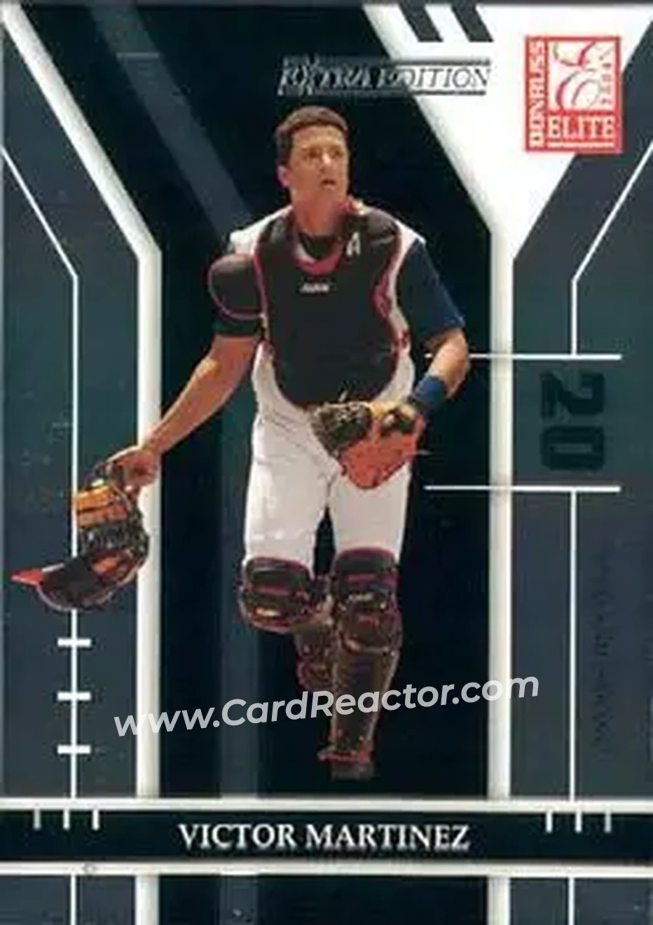 2004 Donruss Elite Extra Edition #23 - Victor Martinez - Cleveland Indians - Front 2004 Donruss Elite Extra Edition #23 - Victor Martinez - Cleveland Indians - Front
