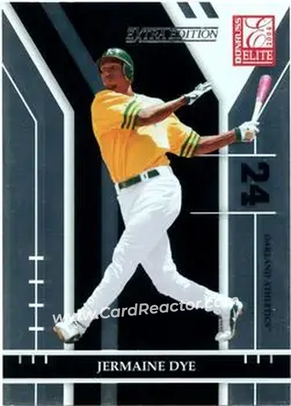 2004 Donruss Elite Extra Edition #29 - Jermaine Dye - Oakland Athletics - Front