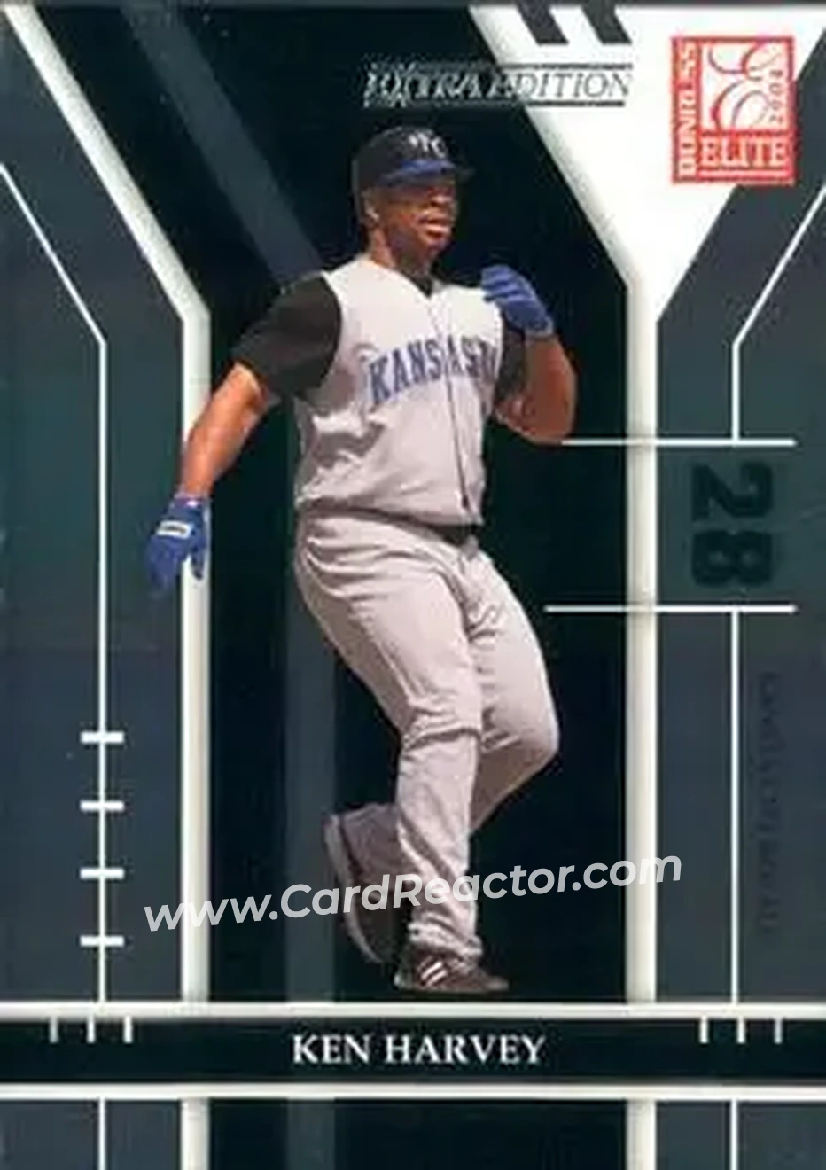 2004 Donruss Elite Extra Edition #32 - Ken Harvey - Kansas City Royals - Front