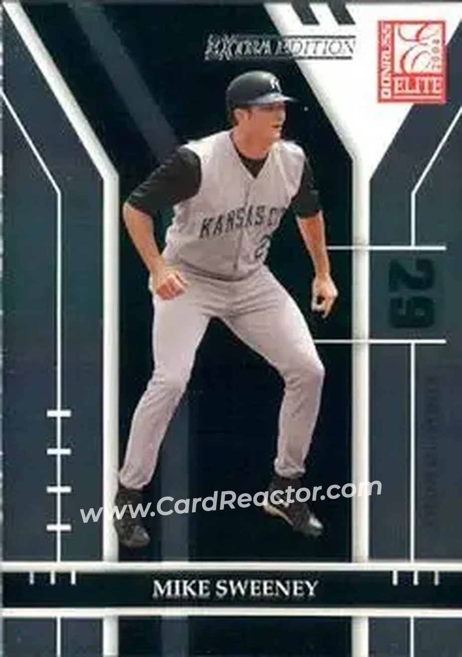 2004 Donruss Elite Extra Edition #33 - Mike Sweeney - Kansas City Royals - Front
