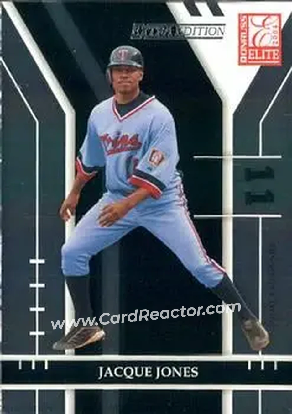 2004 Donruss Elite Extra Edition #37 - Jacque Jones - Minnesota Twins - Front