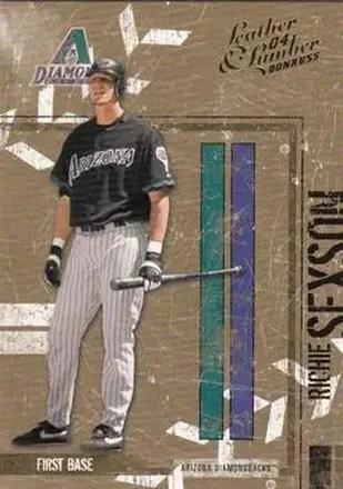 2004 Donruss Leather & Lumber #9 - Richie Sexson - Arizona Diamondbacks