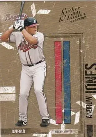2004 Donruss Leather & Lumber #12 - Andruw Jones - Atlanta Braves