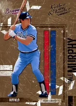 2004 Donruss Leather & Lumber #14 - Dale Murphy - Atlanta Braves