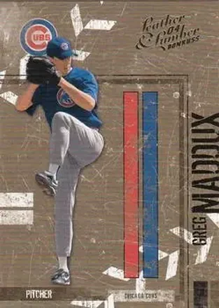 2004 Donruss Leather & Lumber #30 - Greg Maddux - Chicago Cubs