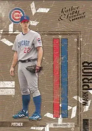 2004 Donruss Leather & Lumber #32 - Mark Prior - Chicago Cubs
