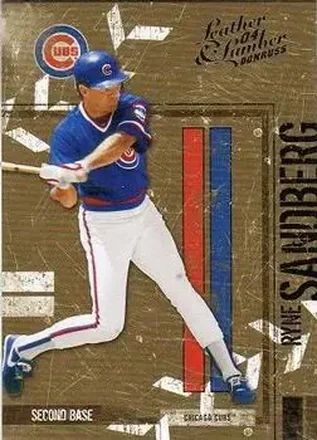 2004 Donruss Leather & Lumber #33 - Ryne Sandberg - Chicago Cubs