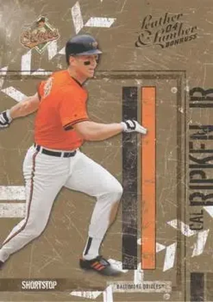2004 Donruss Leather & Lumber feature card