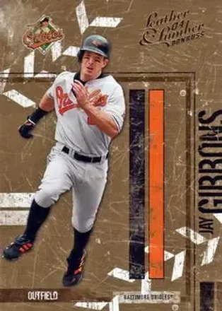2004 Donruss Leather & Lumber feature card
