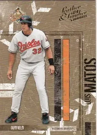 2004 Donruss Leather & Lumber feature card