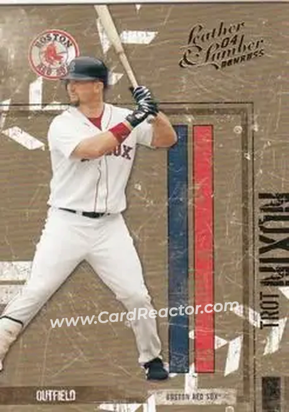 2004 Donruss Leather & Lumber #29 - Trot Nixon - Boston Red Sox - Front