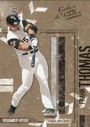 2004 Donruss Leather & Lumber #36 - Frank Thomas - Chicago White Sox