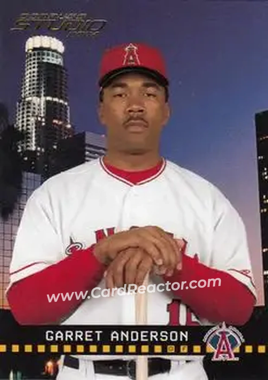 2004 Donruss Studio #2 - Garret Anderson - Anaheim Angels - Front