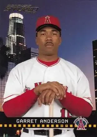 2004 Donruss Studio #2 - Garret Anderson - Anaheim Angels