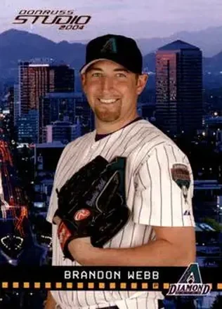 2004 Donruss Studio #6 - Brandon Webb - Arizona Diamondbacks
