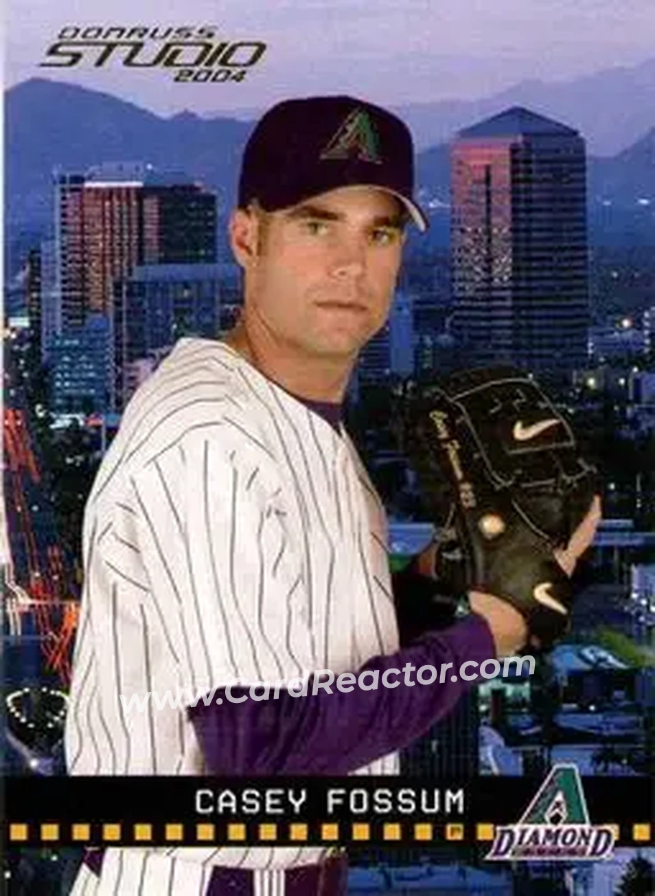 2004 Donruss Studio #8 - Casey Fossum - Arizona Diamondbacks - Front