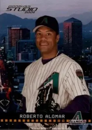2004 Donruss Studio #13 - Roberto Alomar - Arizona Diamondbacks