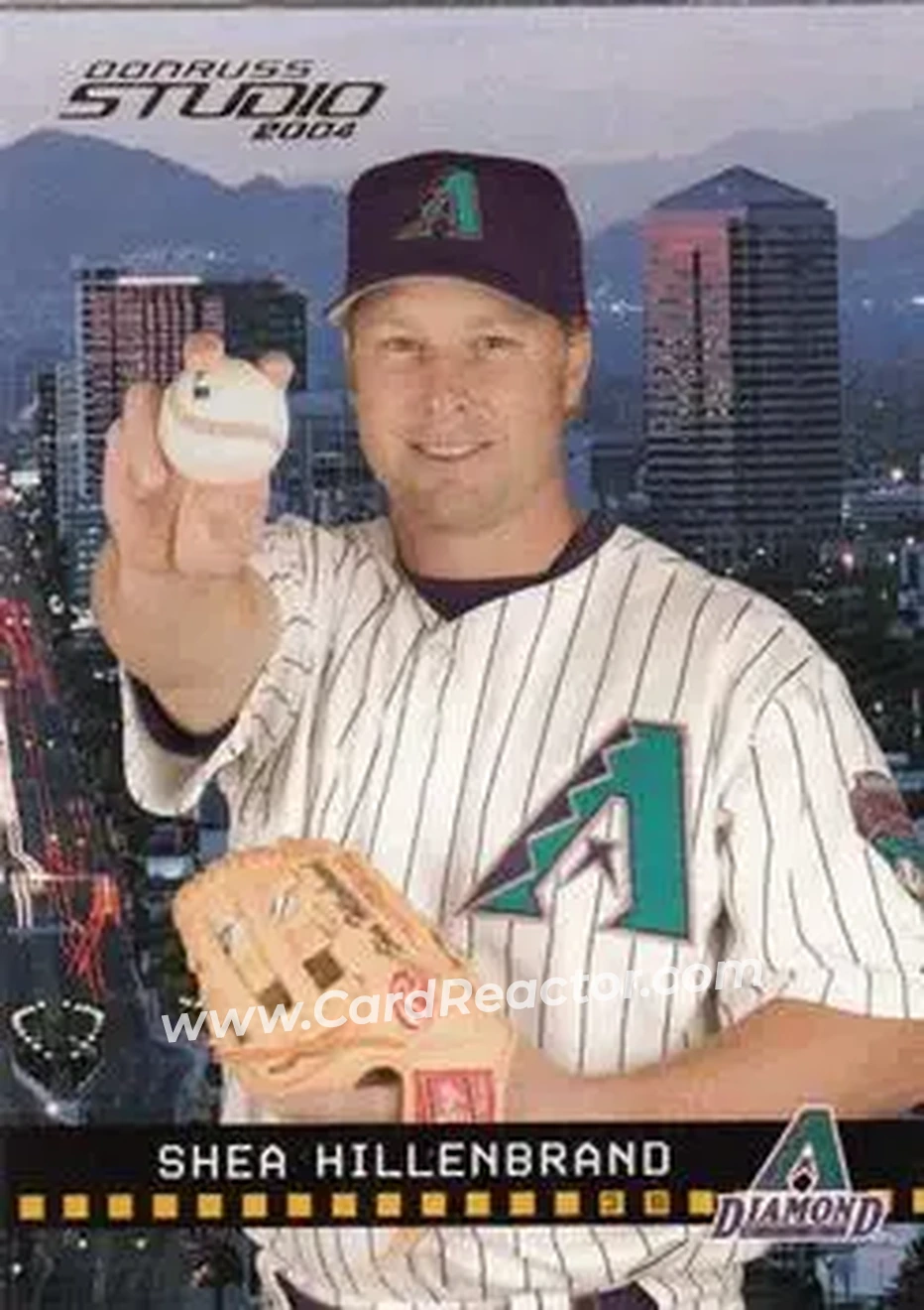 2004 Donruss Studio #14 - Shea Hillenbrand - Arizona Diamondbacks - Front