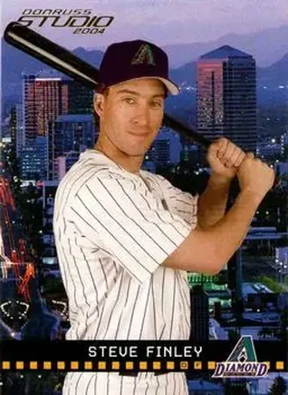 2004 Donruss Studio #15 - Steve Finley - Arizona Diamondbacks