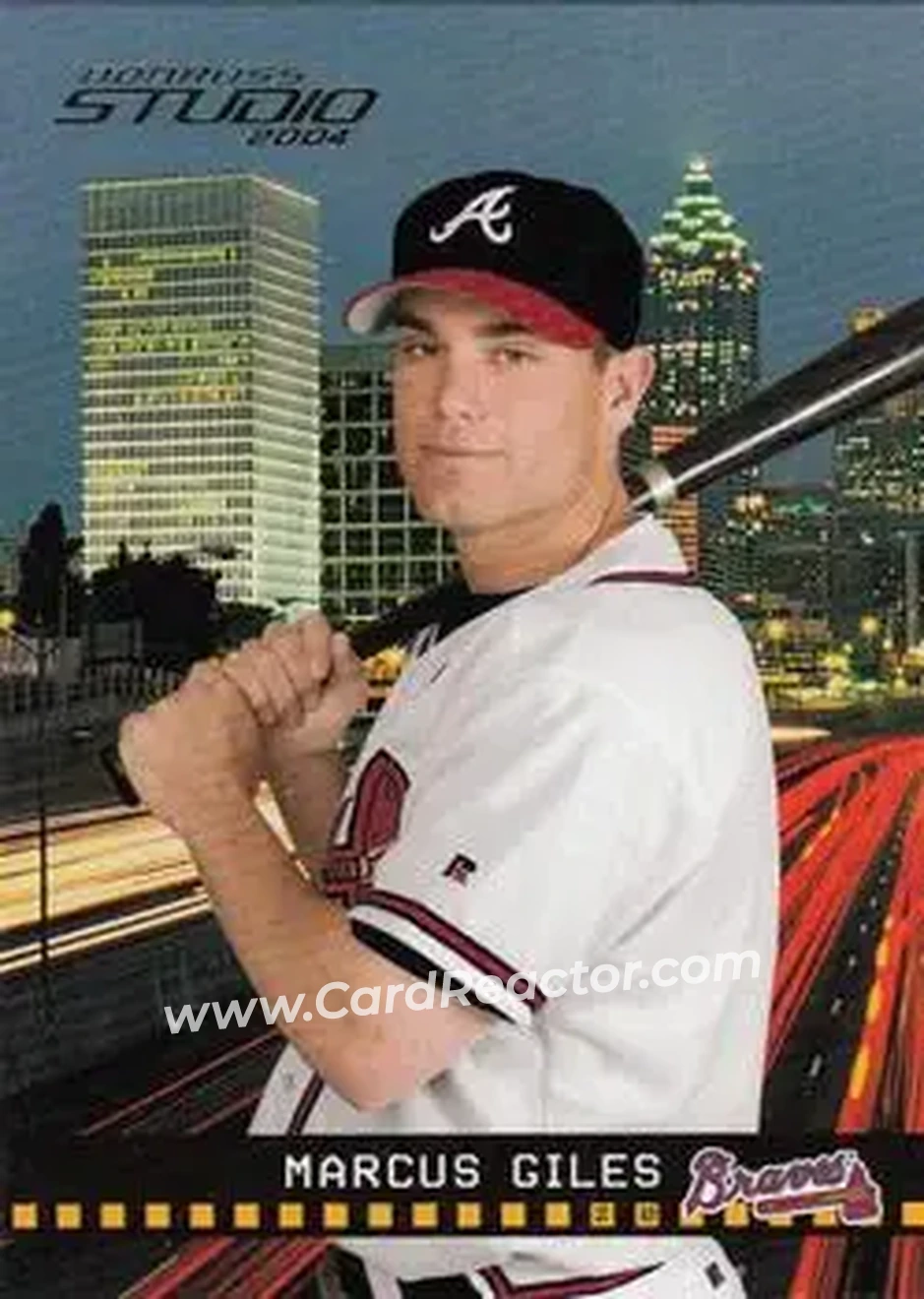 2004 Donruss Studio #22 - Marcus Giles - Atlanta Braves - Front